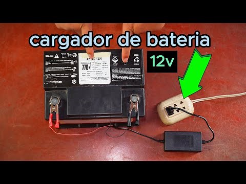 How to charge a 12v battery at home. Homemade charger, is it true?