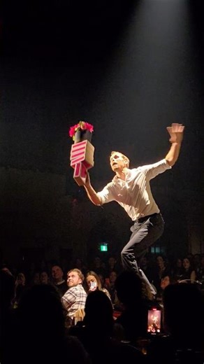 the falling library!