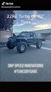 AWESOME 22RE Turbo on 42” tires!