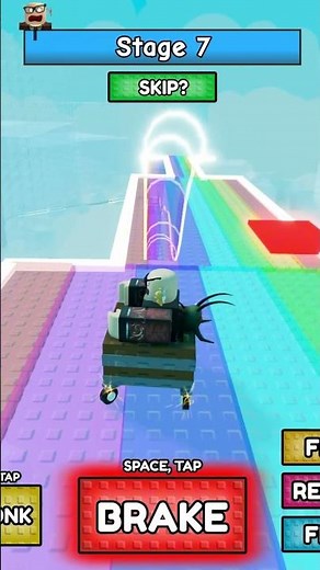 Roblox Roll in Cart Gameplay 🌈🎮 LETS GO Stage 7