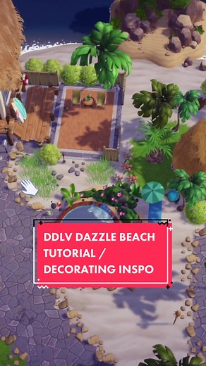 Beach house speed-build / tutorial in Disney Dreamlight Valley’s Dazzle Beach! This design and layout was challenging for me but i loved how it turned out. 🌴#ddlvcommunity #disneydreamlightvalley #disneydreamlightvalleygame #dreamlightvalleyupdate #dreamlightvalleyinspo #ddlvupdate #dreamsnaps #cozygaming #ddlv #nintendoswitch #dreamlightvalleytips #dreamlightdesign #dreamlightvalleyfyp #dreamsnapsupdate #disneydreamlightvalleynews #dazzlebeach #dazzlebeachinspo #speedbuild