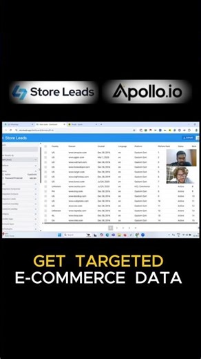 Use StoreLeads & Apollo.io for E-commerce Lead Generation