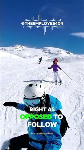 The psychological trick Olympic skiers use to survive ⛷️🌲 #shorts #simonsinek