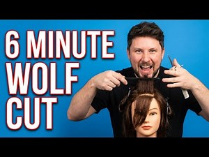 Wolf Cut Hairstyle - 6 Minute Cutting Technique