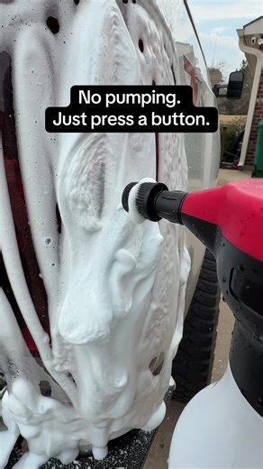 NEBURIA electric foam sprayer delivers high-pressure, consistent foam with a rechargeable hybrid pump system and no manual pumping required. Great for car washing, auto detailing, wheels, windows, bathrooms, and home cleaning. #NEBURIA #electricfoamsprayer #foamcannon #cardetailing #carwash