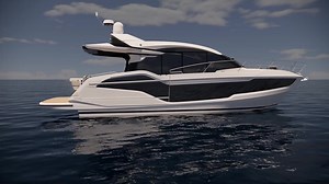 Galeon 450 HTC - Hardtop with a purpose The 450 HTC was developed along the flybridge variant and shares most of its unique features when it comes to innovations and space distribution, yet offers a sportier design. With the flybridge overhang gone, the cockpit area can enjoy the sun with the targa roof retracted. Perfect proportions and improved handling of the hardtop are sure to please discerning yacht owners. But style aside, the 450 has plenty of cool features on board to please your guests