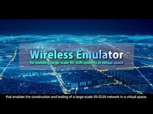 Wireless Emulator for building large-scale Wi-SUN systems in virtual space