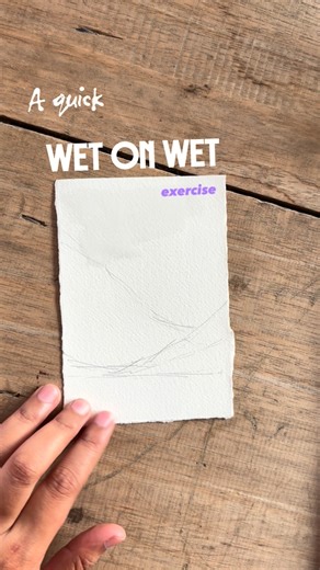 Musfica | art & balance on Instagram: "Wet on wet Watercolor exercise.. If you want to pivot to the next level in your watercolor painting journey, here is what you should do👉 🌿 now the quality of your Art supply would make or break your craft so try to practice using good quality Art supplies 🌿practice wet in wet technique as much as you can. It’s really cool once you get a hang of it, there is no looking back. Now most importantly guys..Any tips for voiceovers?? Seems i am in need of them �