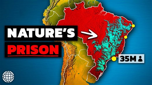 The real reason why most of Brazil remains empty: Inside its vast uninhabited regions