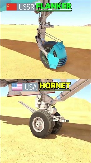 F-18 vs Su-27 - Nose Gear Suspension - War Thunder