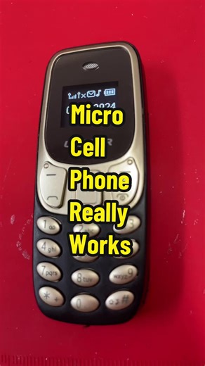 Micro cell phone easy to carry has dual sim capabilities and it’s unlocked use any carrier. #702cellphonerepair #lasvegas #702cellphonerepairandsales #shanghaiplaza