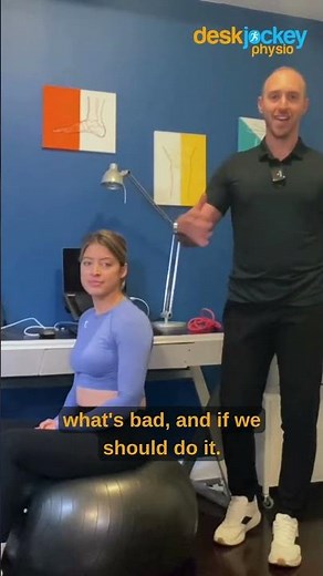 Should You Use A Stability Ball As A Desk Chair? #shorts