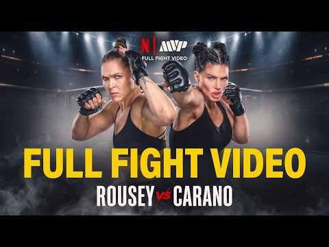 Ronda Rousey vs Gina Carano FULL FIGHT VIDEO