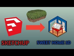 How to import any Sketchup Model in Sweet Home 3D//VIDEO TUTORIAL