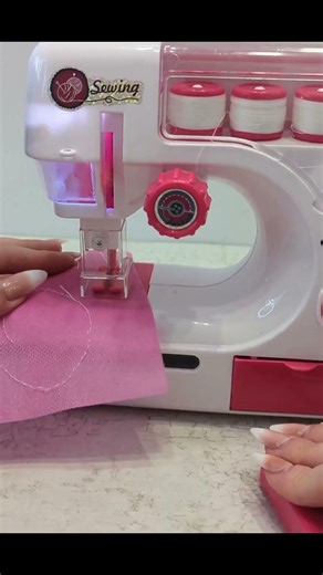 Cute Mini Sewing Machine | ASMR satisfying sounds