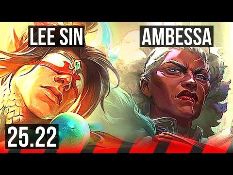 LEE SIN vs AMBESSA (TOP) | KR Diamond | 25.22