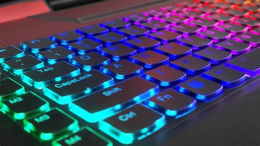 روشن کردن نور پردازی کیبرد لپتاپ