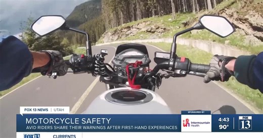 Motorcycle crash survivor's warning - wear your helmet