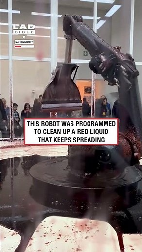 The world's saddest robot 🤖 (🎥: TT/ maecommunity)
