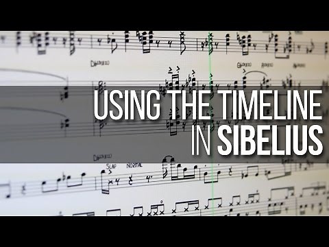 Using the Timeline in the New Sibelius | Metalworks Institute