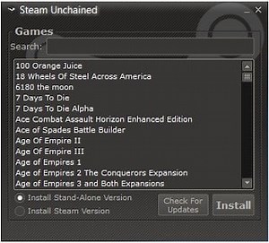 Steam Unchained Virus