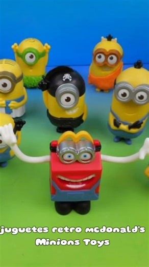 juguetes antiguos del mcdonald's colección minions #juguetes #toys #mcdonalds #minions