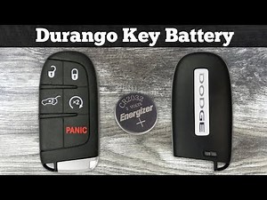 How To Replace A Dodge Durango Remote Key Fob Battery 2014 - 2024 DIY Change Replacement Batteries