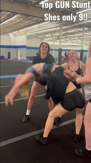 TOP GUN CHEER STUNT || Extended Heel Stretch || LEVEL 4