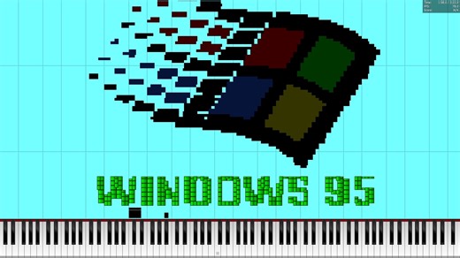 【Dark MIDI】Windows 95 Startup and Shutdown Sound (Kions Ver.)