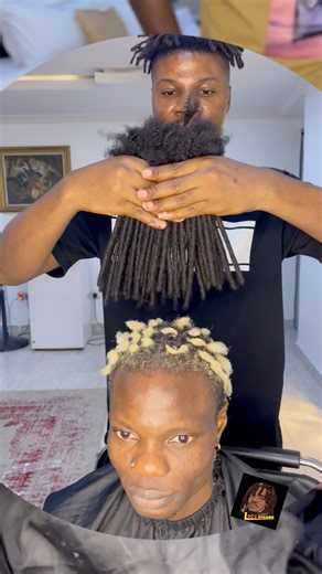 He came all the way from UK 🇬🇧 to get his hair done at Loc1 wizard #exploremore #locextensions #hair #viralreelsfb #locs #love | Loc wizard