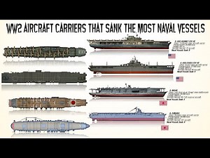 6 WW2 Aircraft Carriers that sank the most Warships