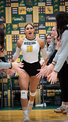 15K views · 389 reactions | How about last night’s block party 朗 @cougarswvb open their season with a big win over Winnipeg! . : @arthurimages | University of Regina Cougars | Facebook