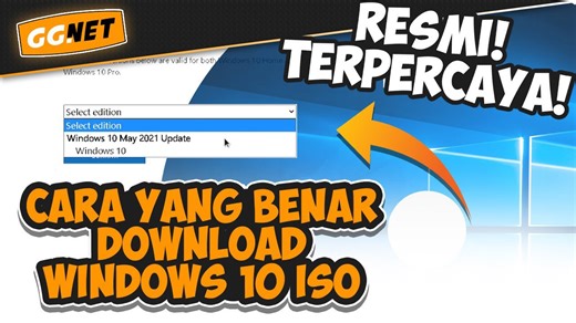 Resmi dan Terpercaya! Cara Download File ISO Windows 10 Resmi Dari Microsoft