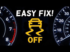 How to Fix & Reset Electronic Stability Control (ESC) Warning Light Stays On or Flashing