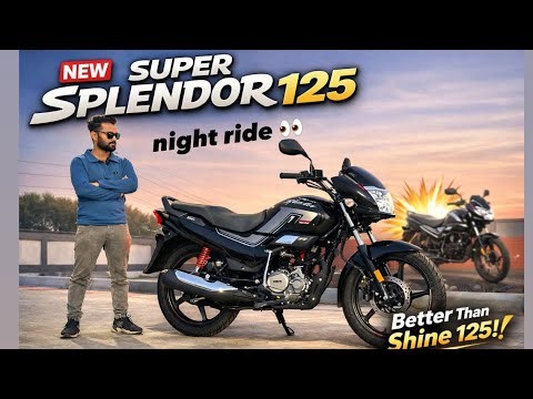 Hero Super Splendor 125 Honest Review 🔥 Night Ride, Headlight & Performance #supersplendor