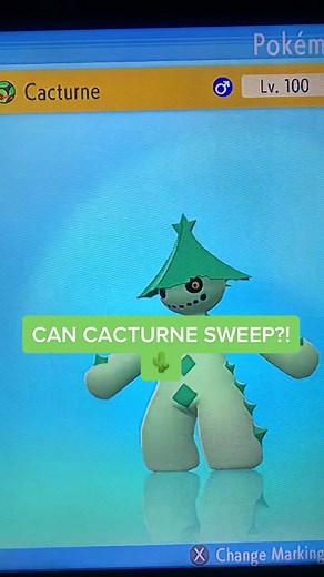 Cacturne Sweeping in Pokemon Gaming