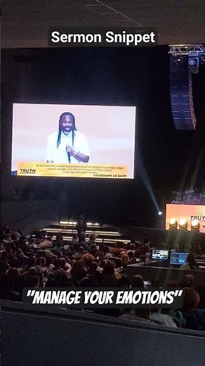 Sermon Snippet: Manage Your Emotions (About Anger)