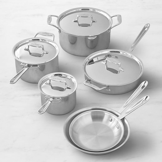 All-Clad D5® Stainless Steel 10-Piece Cookware Set