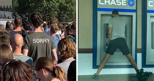 25 Photos Highlighting The Funniest Problems Tall-People Face