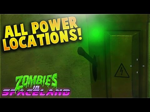 Easy Power Tutorial and All Switch Locations! - "Zombies in Spaceland" (IW Zombies)