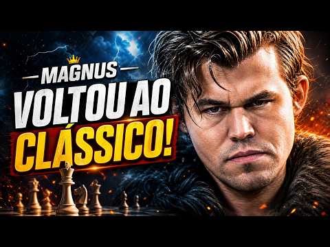 O RETORNO de Magnus Carlsen ao Xadrez Clássico! Carlsen x Abdusattorov