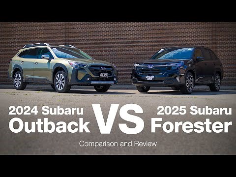 2024 Subaru Outback vs 2025 Subaru Forester | Comparison and Review