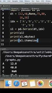 Series Attributes-nbytes, itemsize CBSE Class 12 Informatic Practices,1 Minute Revision, pandas