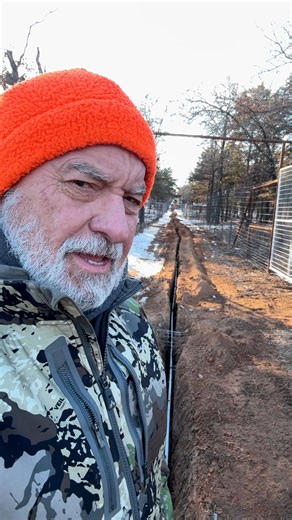 Keeping fresh water for deer on deer farms is essential! This is how we keep the lines from freezing. | Deer Farming