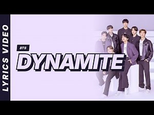 Dynamite - BTS [Lyrics Video]