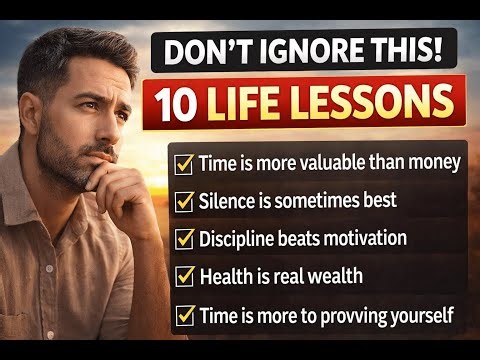 10 Life Lessons That Will Change Your Life | Don’t Ignore This