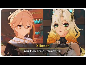 Xilonen Meets the Traveler (Cutscene) Xilonen First Appearance | Genshin Impact 5.1