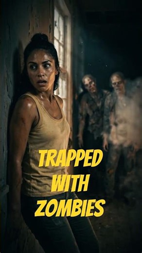 Trapped With Zombies | But She Fought Back #aihorror #zombie#short