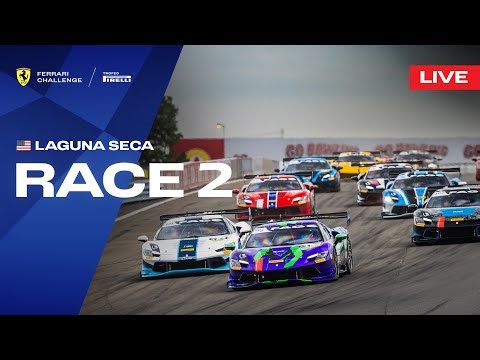 LIVE Ferrari Challenge North America - Laguna Seca, Race 2
