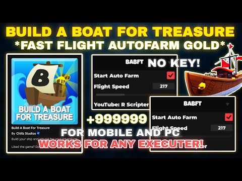 🌊Build a Boat for Treasure Script Pastebin **NO KEY** Fling Speed | Autofarm Gold Wins💸